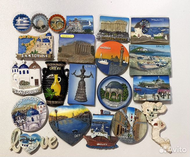 Магнитики сувенирные Греция