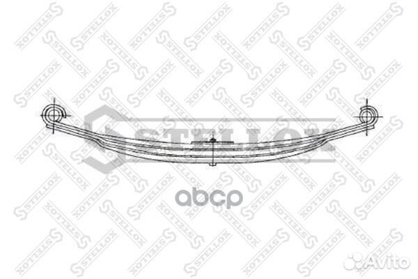84-55684-SX рессора перед 3/24x81x80 860+860