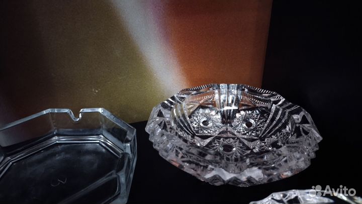 Пепельница хрусталь стекло СССР