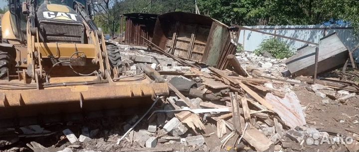 Демонтаж домов, гаражей, сараев