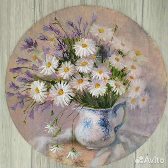 Картина маслом на холсте цветы