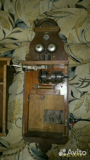 Настенный антикварный телефонный аппарат 1912 г