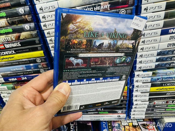 Assasins creed valhalla ps4 диск