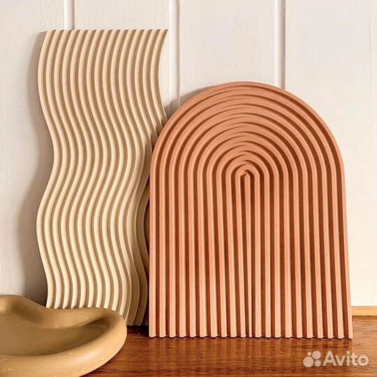 Подставка поднос из гипса изделия