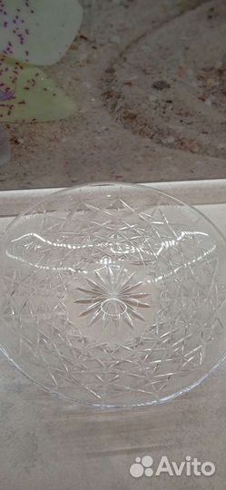 Блюдо хрустальное СССР