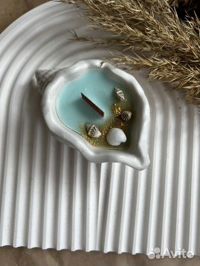 Свеча в ракушке