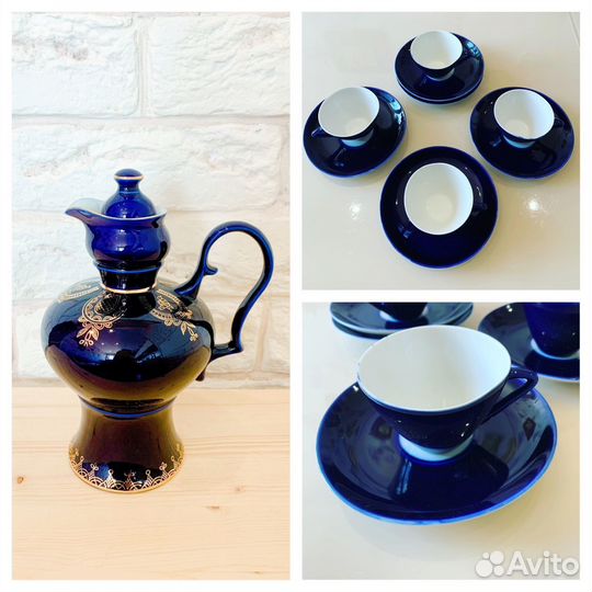 Синее стекло, керамика СССР