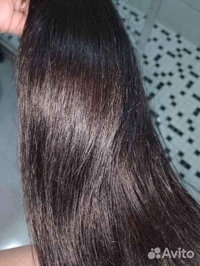 Натуральные волосы для наращивания 50 см