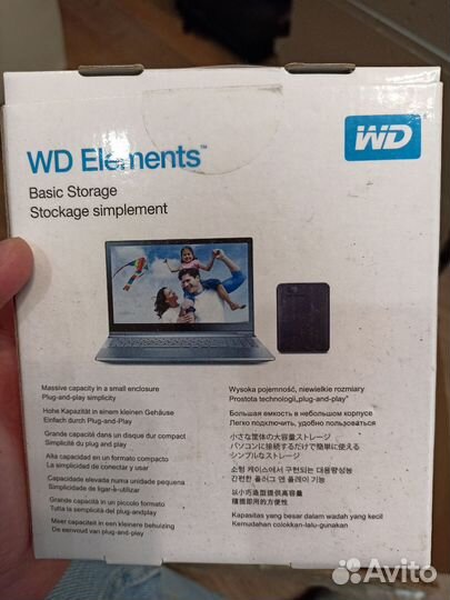 Внешний жёсткий диск WD Elements 4tb
