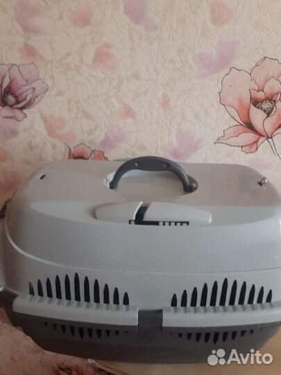 Переноска для кошек пластиковая