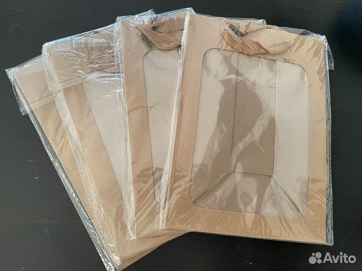 Коробка для упаковки подарков пакет крафт