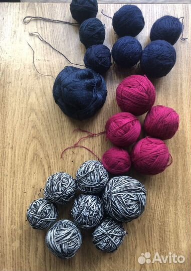 Чистошерстяная пряжа для вязания пакетом