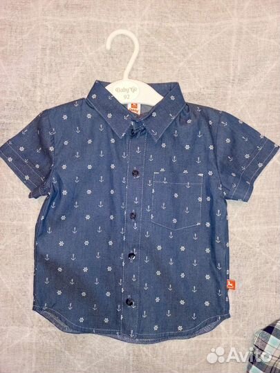 Рубашки на мальчика 92