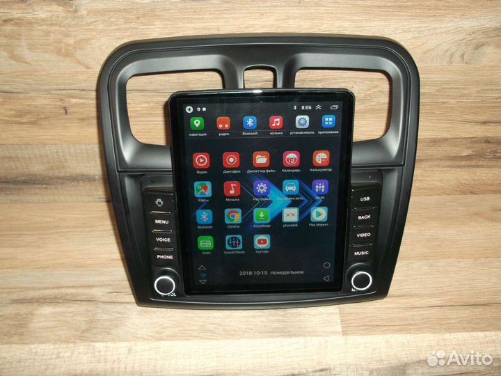 Магнитола Renault Logan 2 Tesla Android