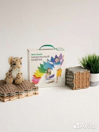 Коврик модульный ортопедический детский
