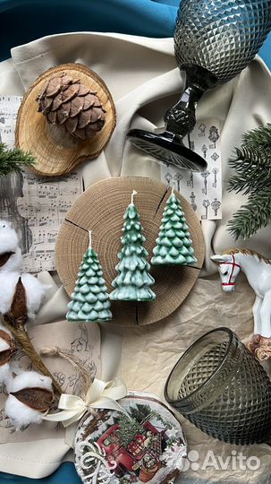 Форма для свечей ель