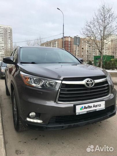 Toyota Highlander 3.5 AT, 2014, 97 500 км
