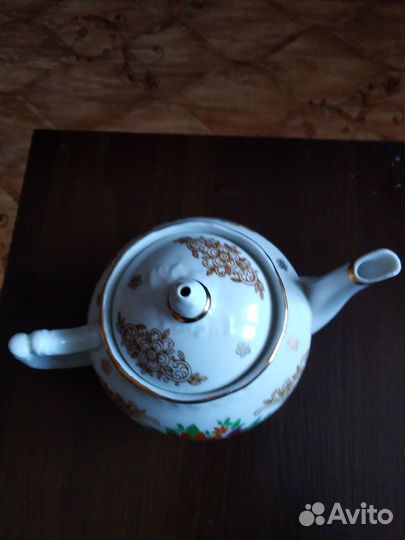 Фарфоровый Чайник+сахарница, СССР