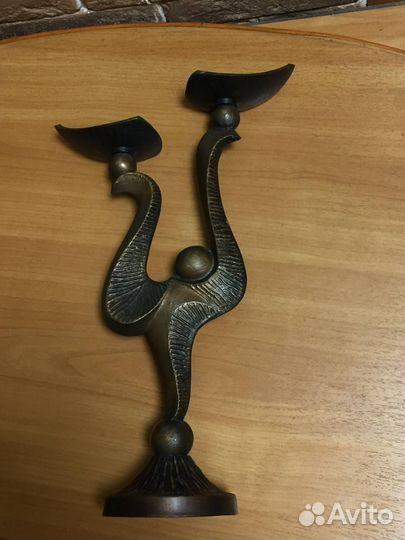 Подсвечник латунный, СССР