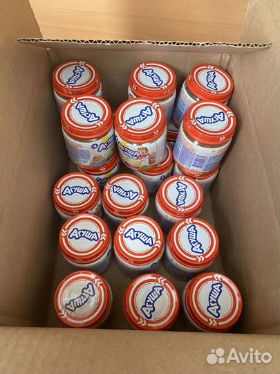 Фруктовое пюре агуша