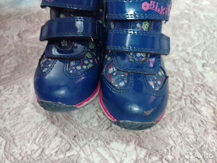 Ботинки весна для девочки 21 размер