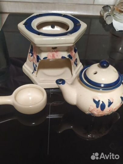 Аромалампа, покрытие кракелюр+ 3 масла в Подарок