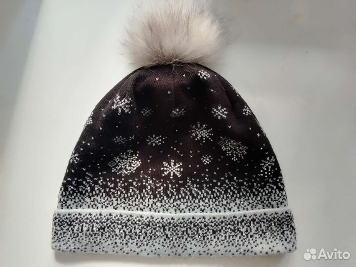 Шапка женская зимняя красивая на обхват 52-54