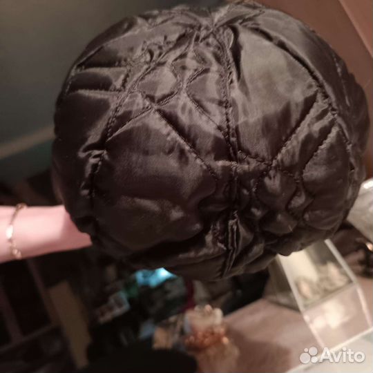 Кепка кожаная