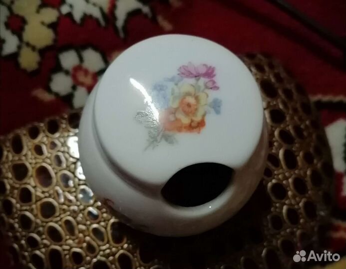 Горчичница фарфор дулево