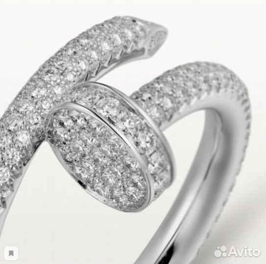 Кольцо Cartier Juste Un Clou Pavé Гвоздь