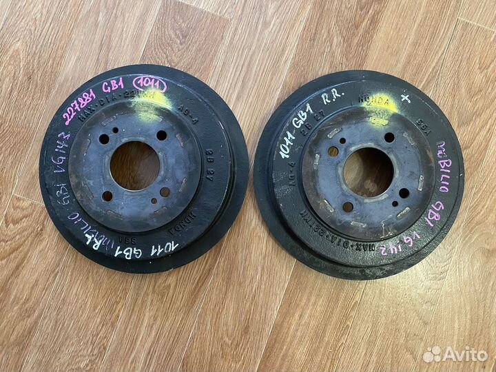 Тормозные барабаны на honda