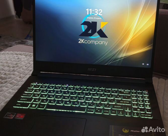Ноутбук MSI alpha 15