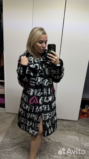 Шуба из эко меха guess