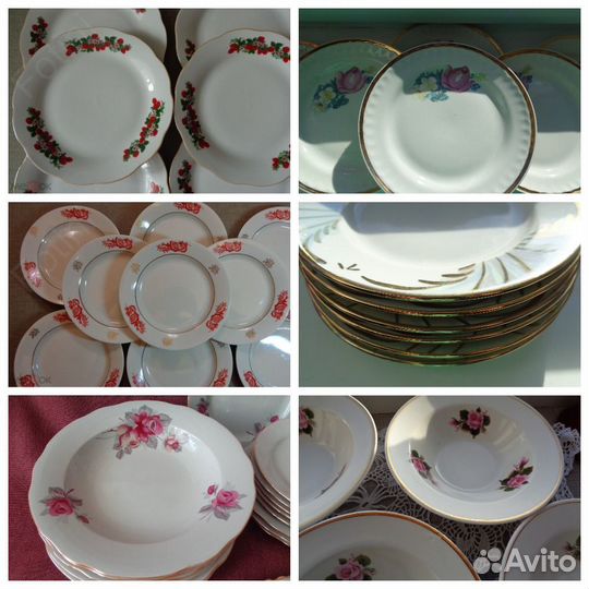 Тарелки Фарфор СССР