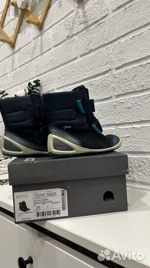 Ботинки детские ecco 25 размер