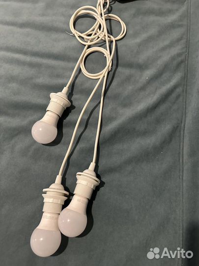 Светильник подвесной с тремя лампочками IKEA