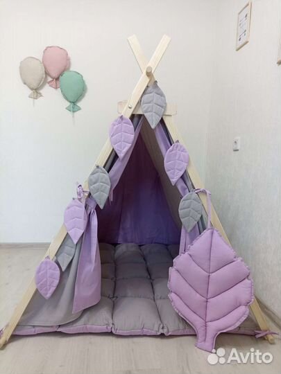 Детская палатка из хлопка Вигвам