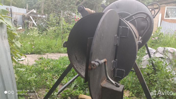 Мангал барбекю-коптильня