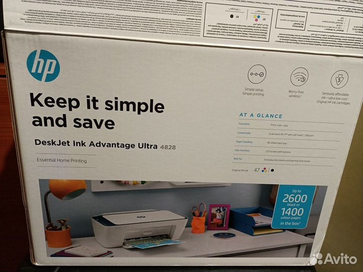 Принтер новый HP DeskJet lnk Advantage Ultra 4828