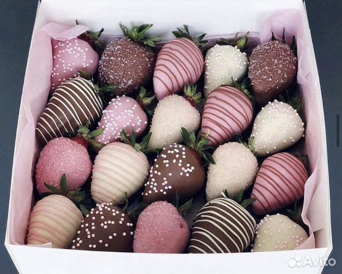 Букет из клубники в шоколаде