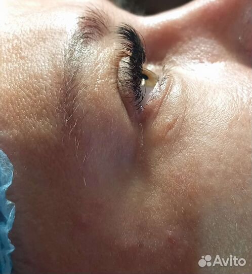 Наращивание ресниц на дому