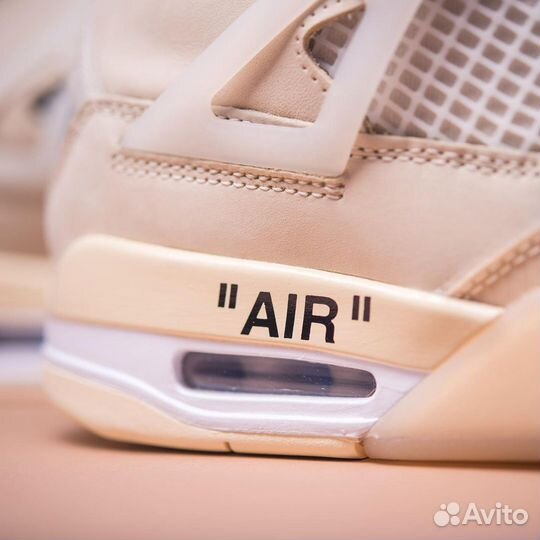 Off-White X Wmns Air Jordan 4 Retro SP Sail