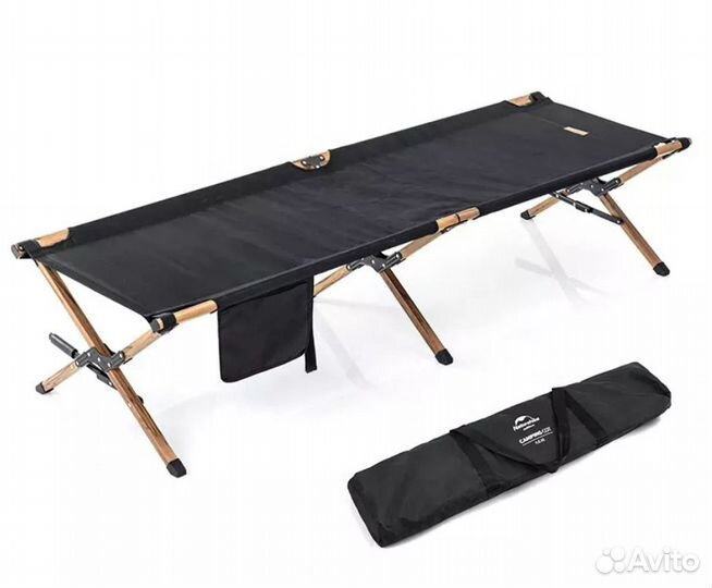 Раскладушка Naturehike XJC03 кемпинговая, кмф