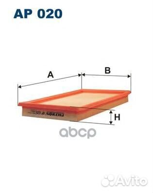 Фильтр воздушный opel AP020 Filtron