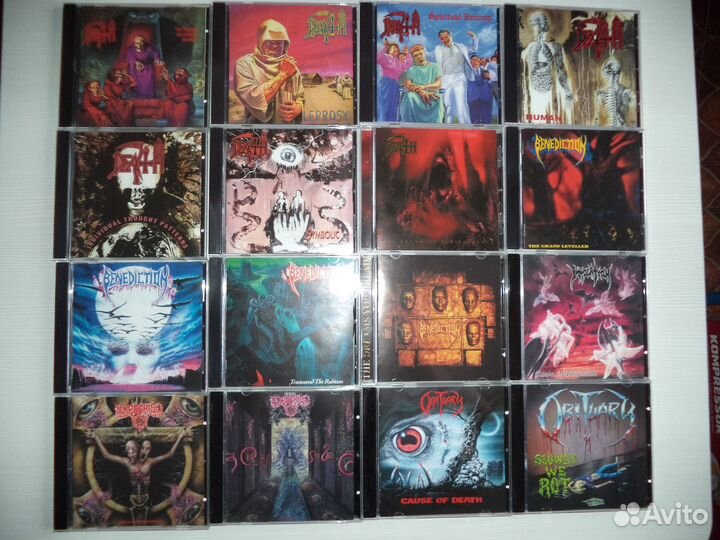 Death, Benediction, Obituary, Immolation на CD
