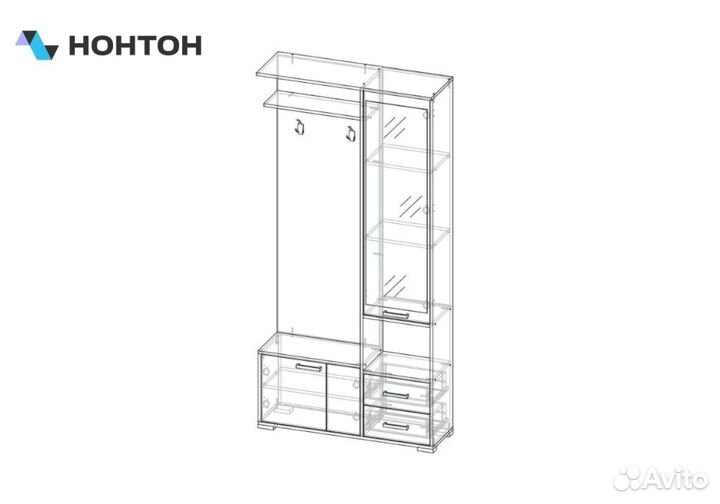 Прихожая Домино А