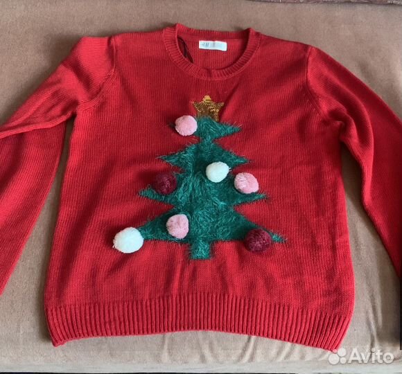 Комплект новогодний свитер и юбка