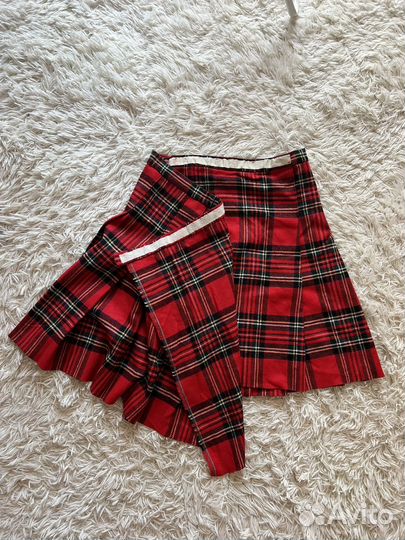 Юбка килт в клетку