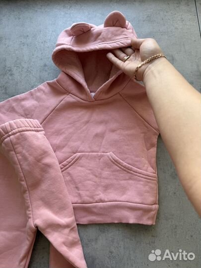 Утепленный костюм на девочку 74