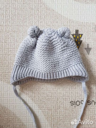 Шапка для мальчика зимняя 42-44